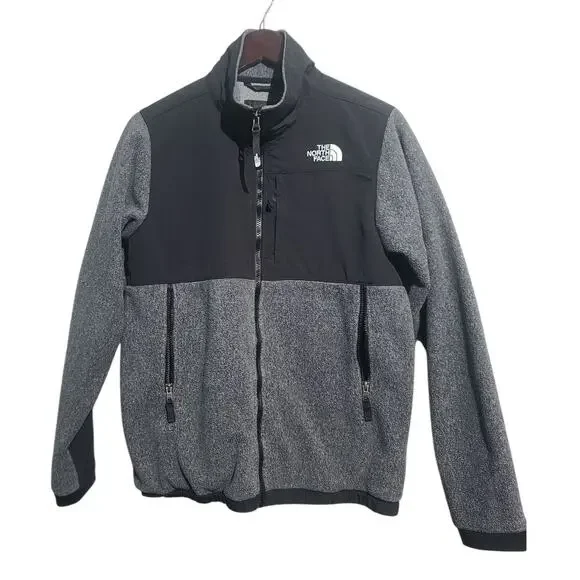 The North Face Youth Denali Jacket Gray / Black XL 18 20 - Picture 1 of 6